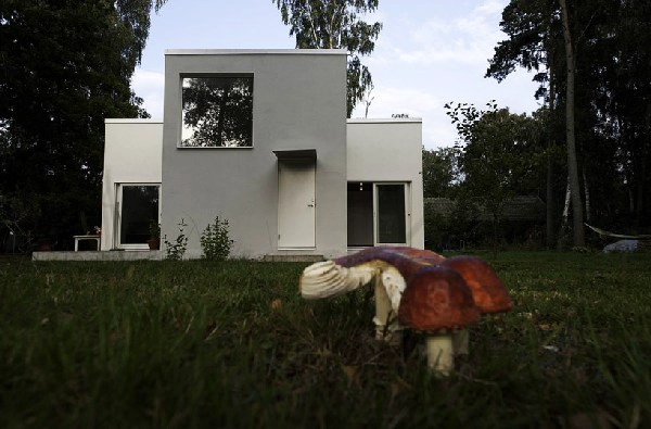 Atmosfera accogliente per le vacanze in una piccola casa estiva svedese