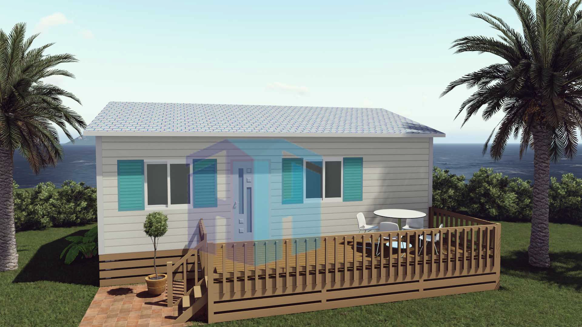 غرفة ساحرة سابقة التجهيز مطلة على البحر