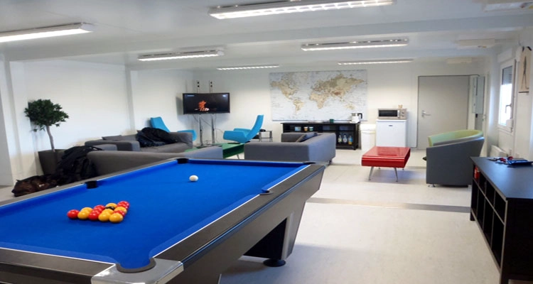 Display of interior decoration effect of container house