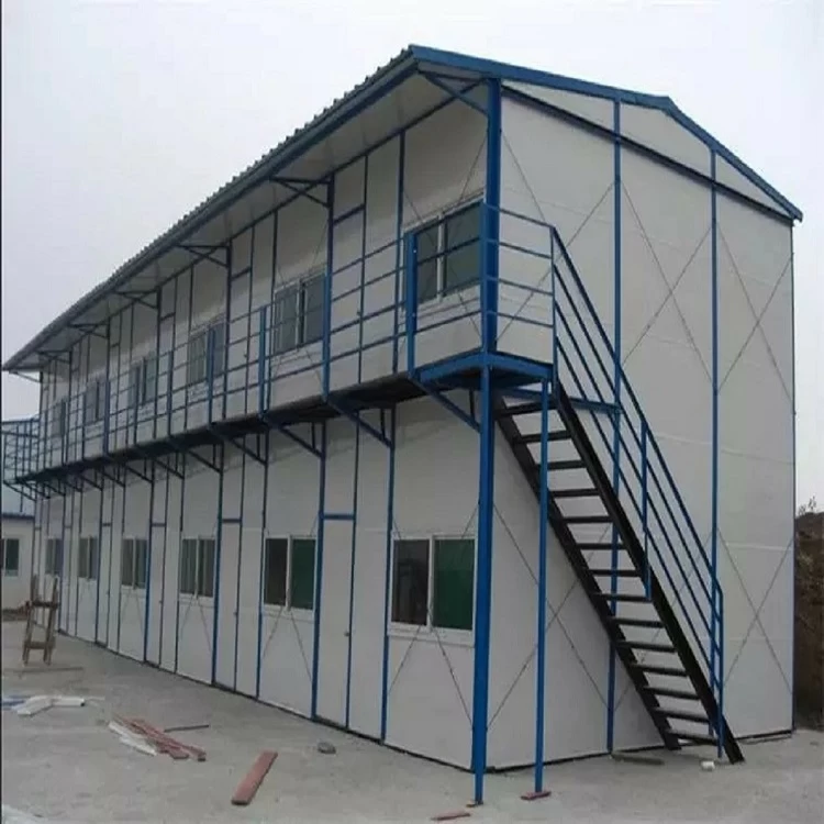 Prefab Stahlstruktur des Personals Schlafsaal 2 Etage Stahlstruktur Hausdesigns