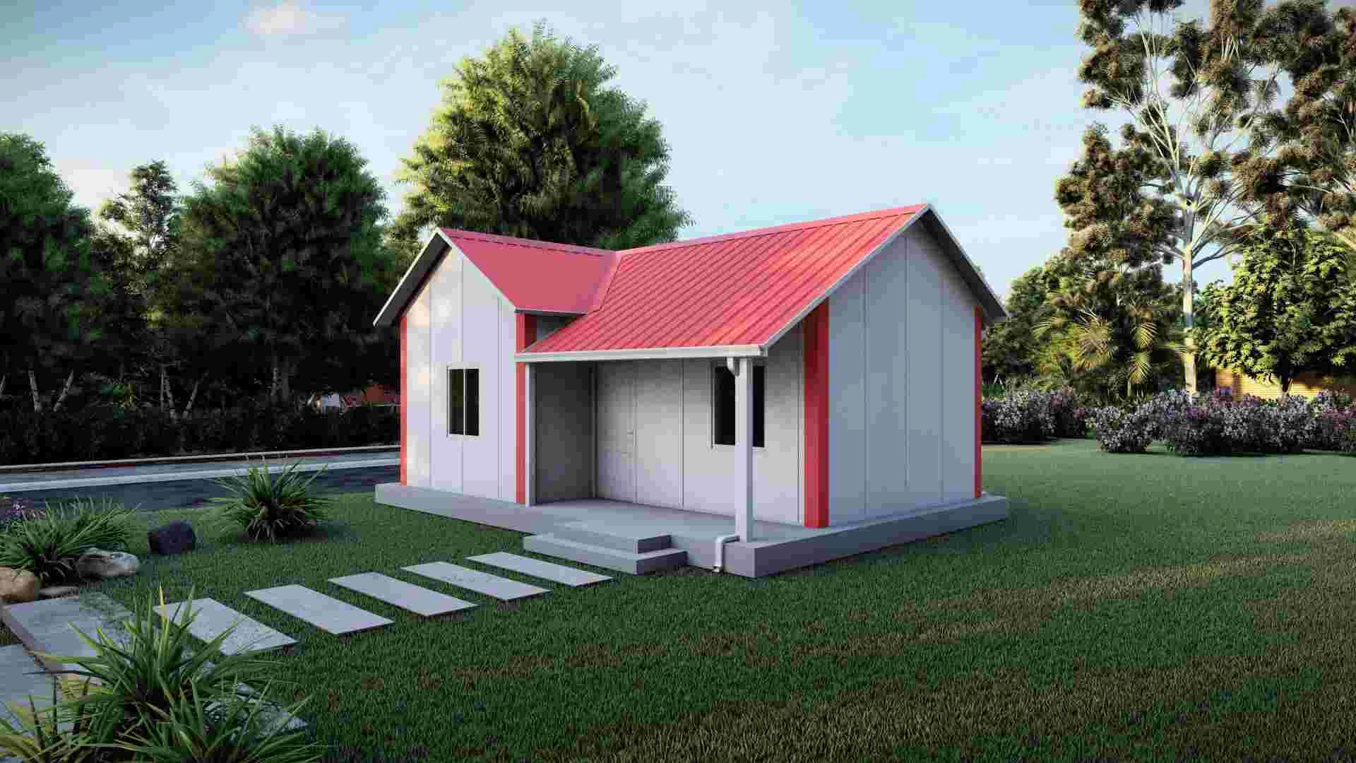 China China 1 room sandwich panel tiny house manufacturer ready made house for sale -B02 manufacturer