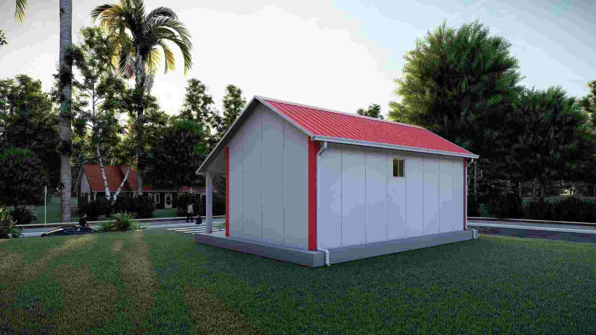 China 1 room sandwich panel tiny house manufacturer ready made house for sale -B02