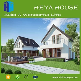 China Flat Pack HEYA DIY Unterkunft Design Stahlkonstruktion Villa zu verkaufen
