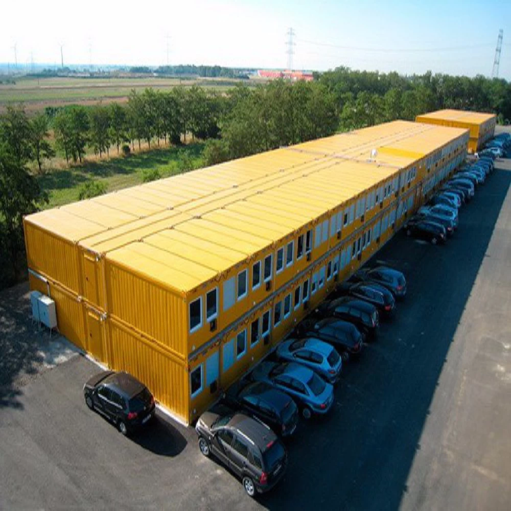 China flat pack container home labor camp supplier