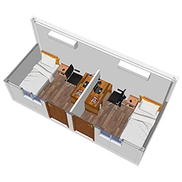 Dormitorio per container a basso costo di qualità superiore conveniente per operai