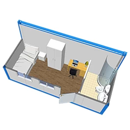 Dormitorio contenedor de bajo costo y calidad superior rentable para trabajadores