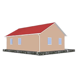 Heya-2S05 China 2 bedroom foamed cement house low price in Chile on sale
