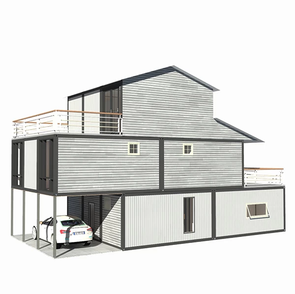 Heya-5X01 Luxury accommodation unit design plan with garage