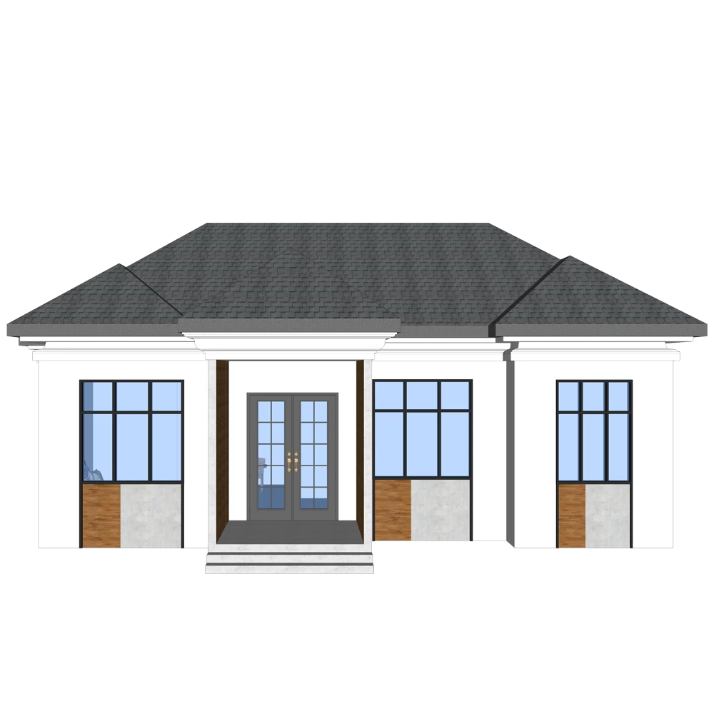 Villa di lusso - (QB09) 2019 Nuovo prezzo Case prefabbricate Struttura in acciaio Progettazione di edifici con cucina modulare