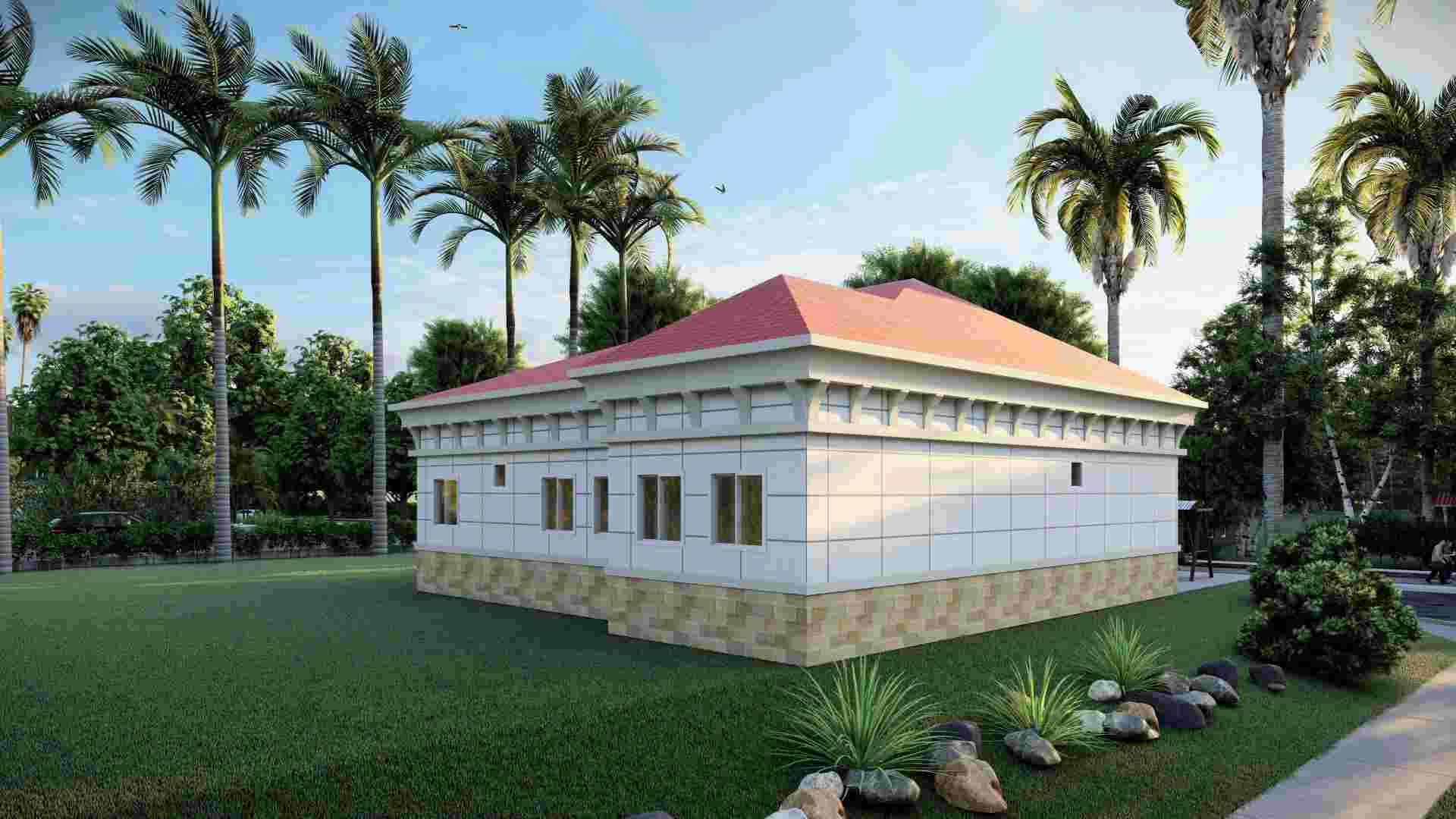 Villa de luxe - (QB11) 2019 Nouveau prix Construction de construction en acier de maisons préfabriquées avec garage
