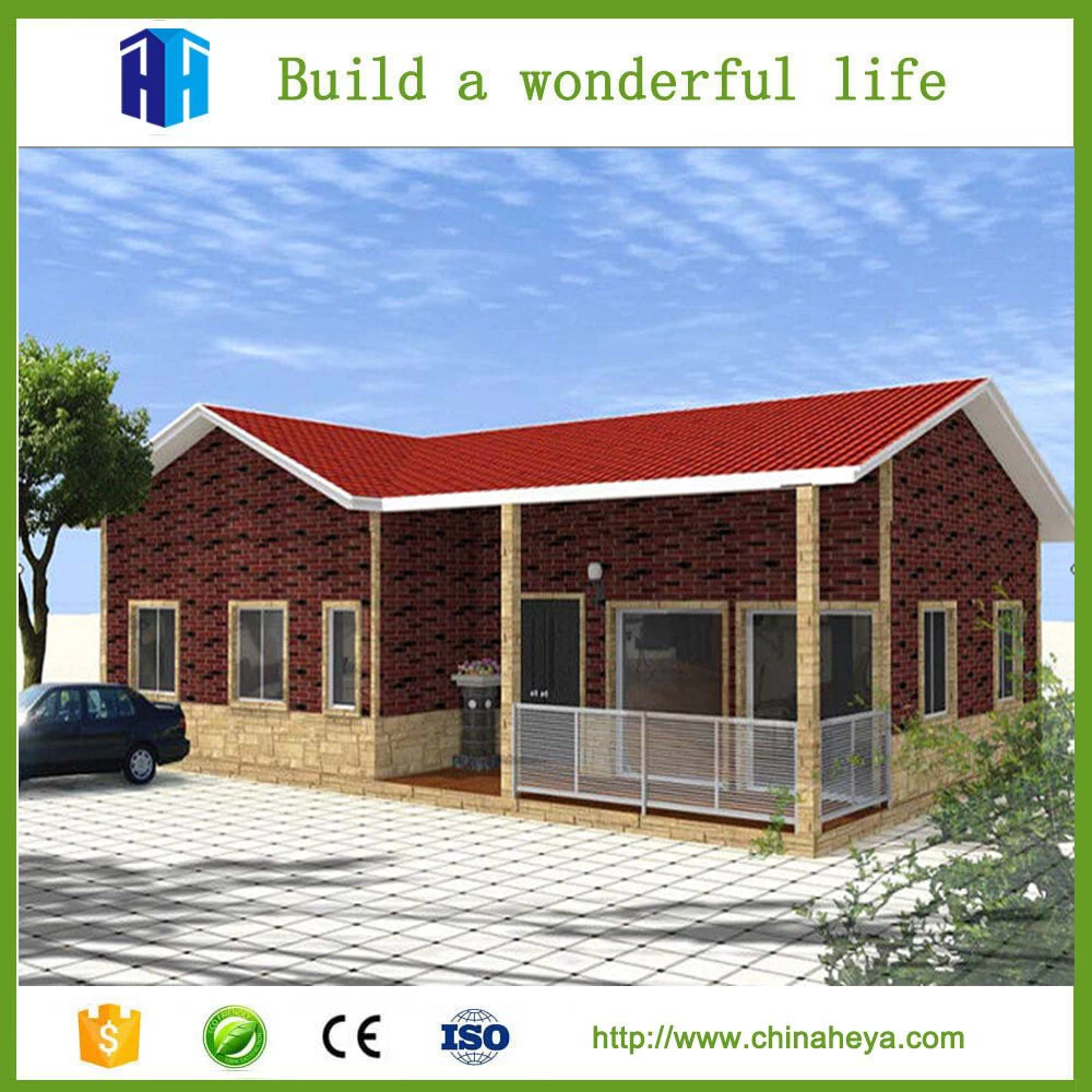 Prefab house manufacturer China, Maison préfabriquée Construction finie