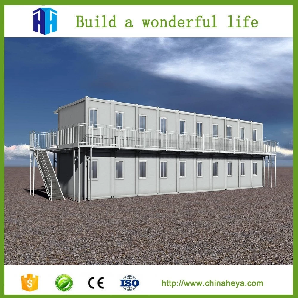 Quick build steel prefabricated shipping container home accommodation container