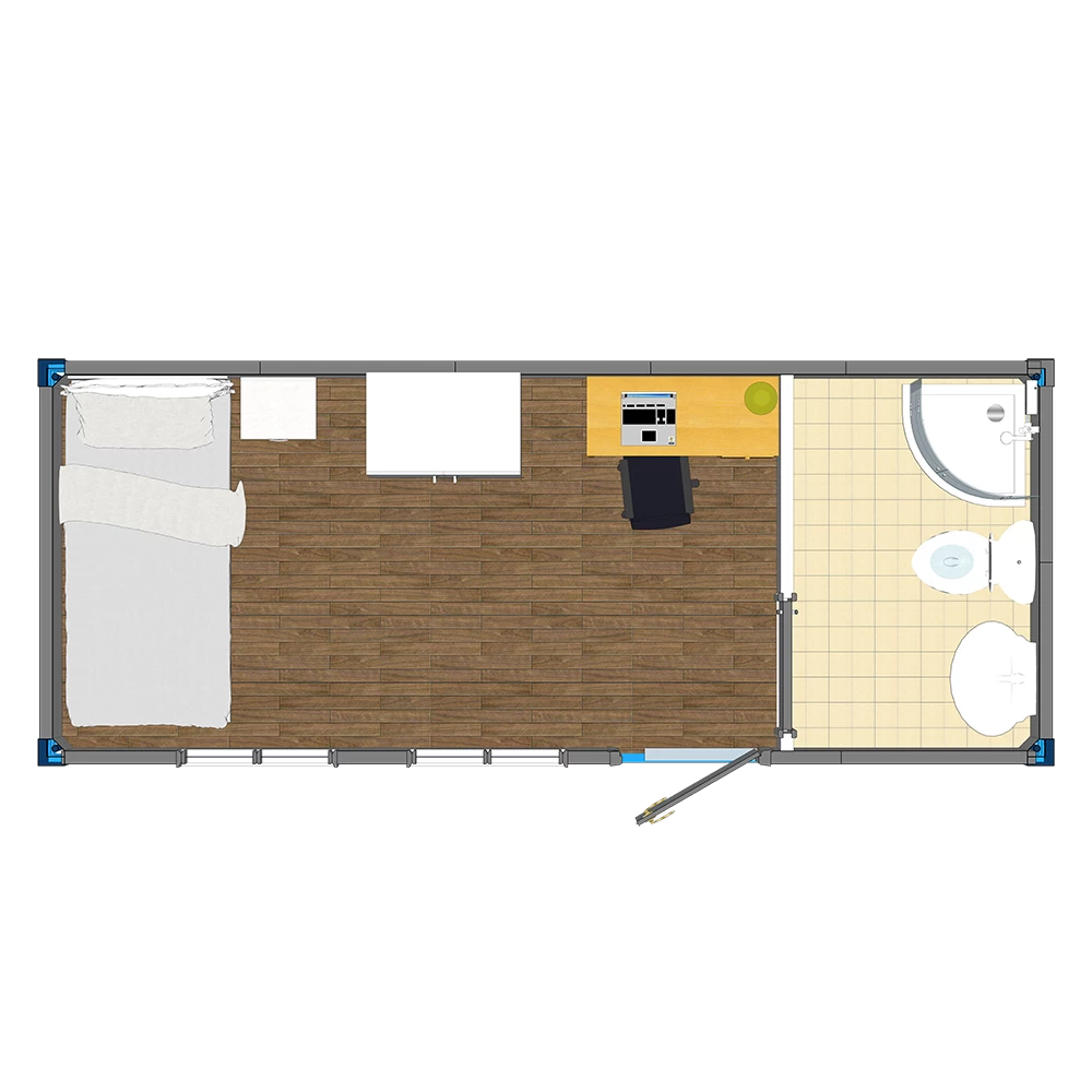Dormitorio singolo - Casa prefabbricata per container
