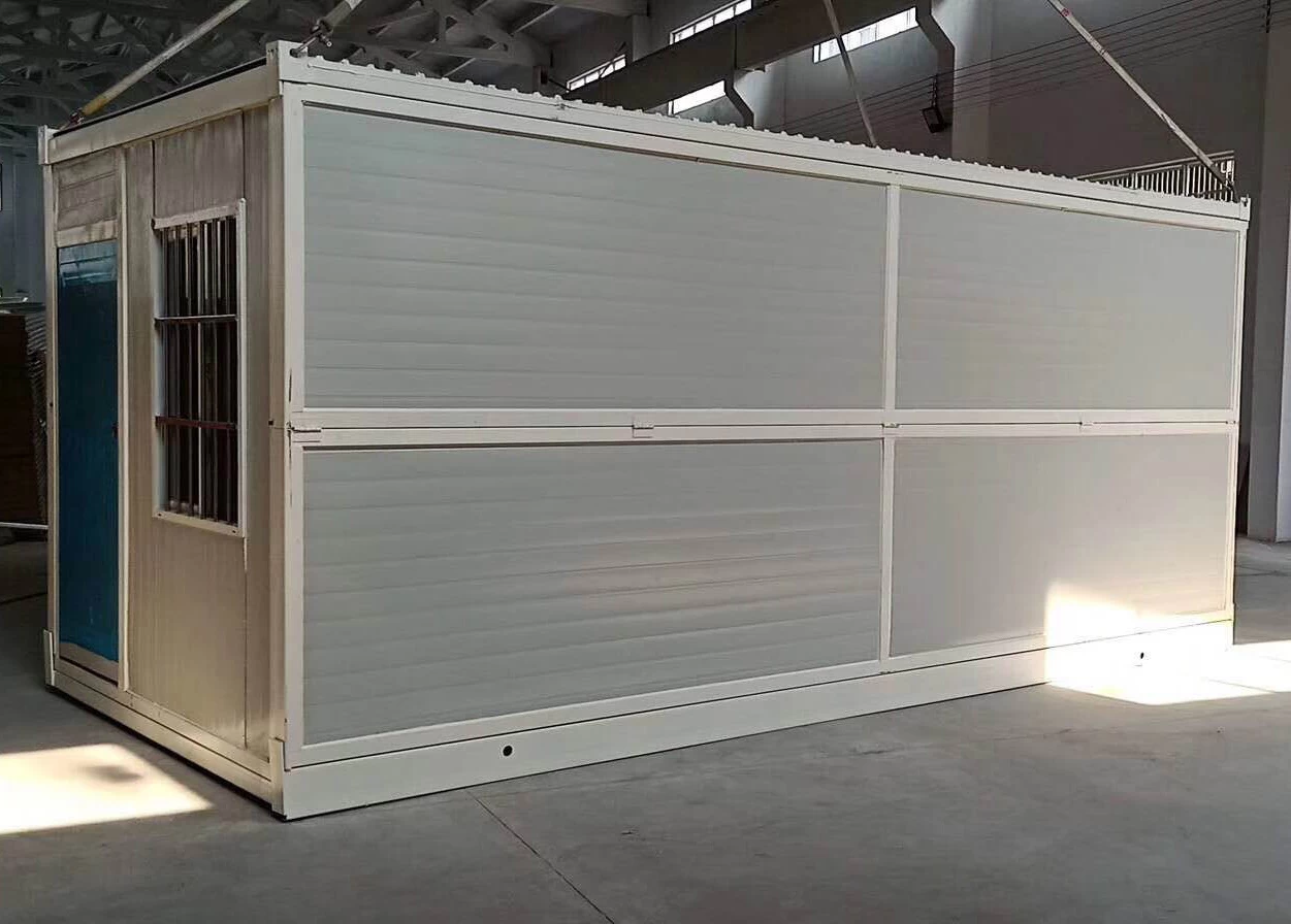 Fast established folding container house for accommodation camp