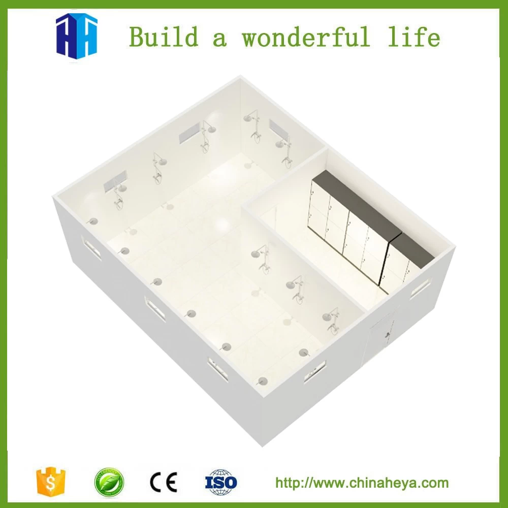 vorgefertigte modulare Container Bad Duschraum Wandpaneele Set Design