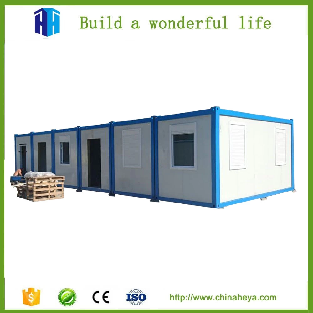 Casa container prefabbricata da 20 piedi e 40 piedi pronta per la costruzione rapida
