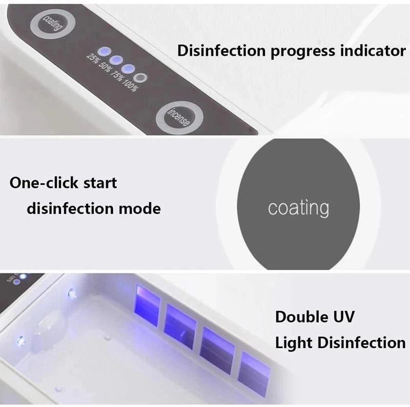 Box Disinfettante UV Anti Virus Sterilizzatore Portatile Ricarica