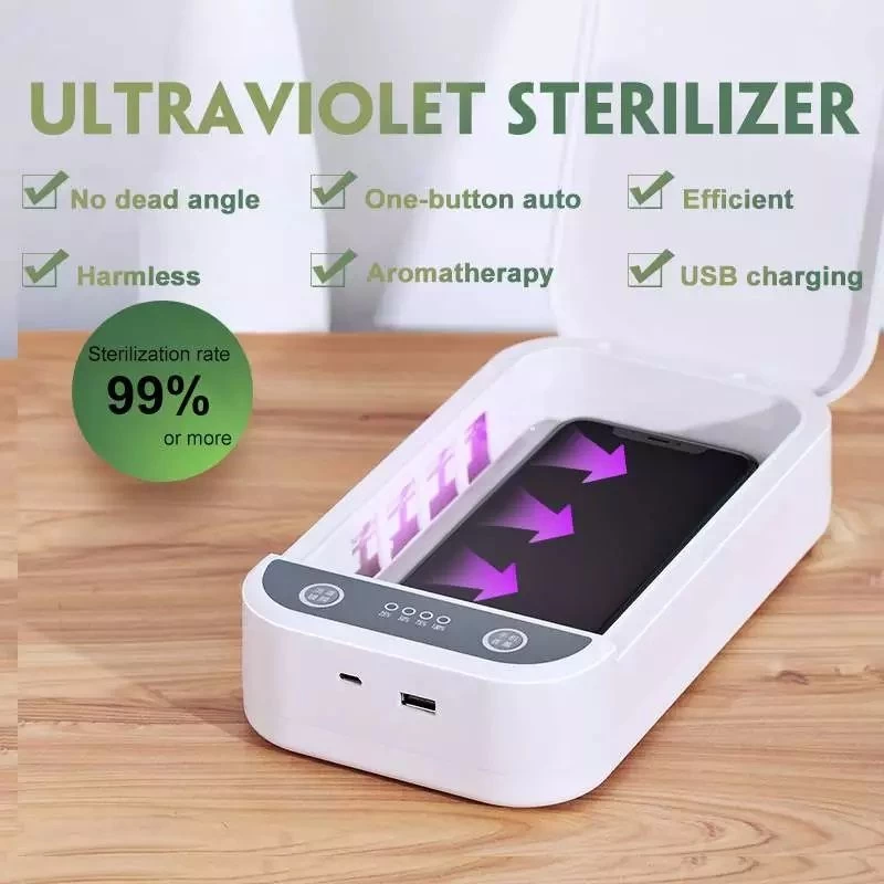 Sterilizzatore con sensore UV