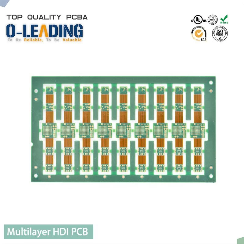 8mil bga pad couches multicouches HDI PCB Board de l'ensemble de montage électronique fabricant Service d'assemblage PCB