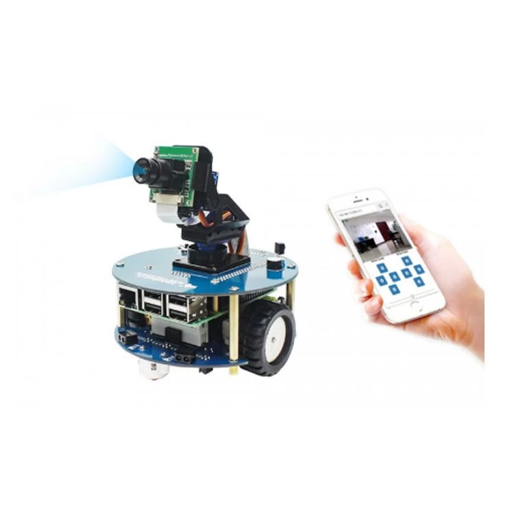 alphabot2 스마트 로봇 전원 비디오 카메라 라즈베리 PI 4 제조 업체