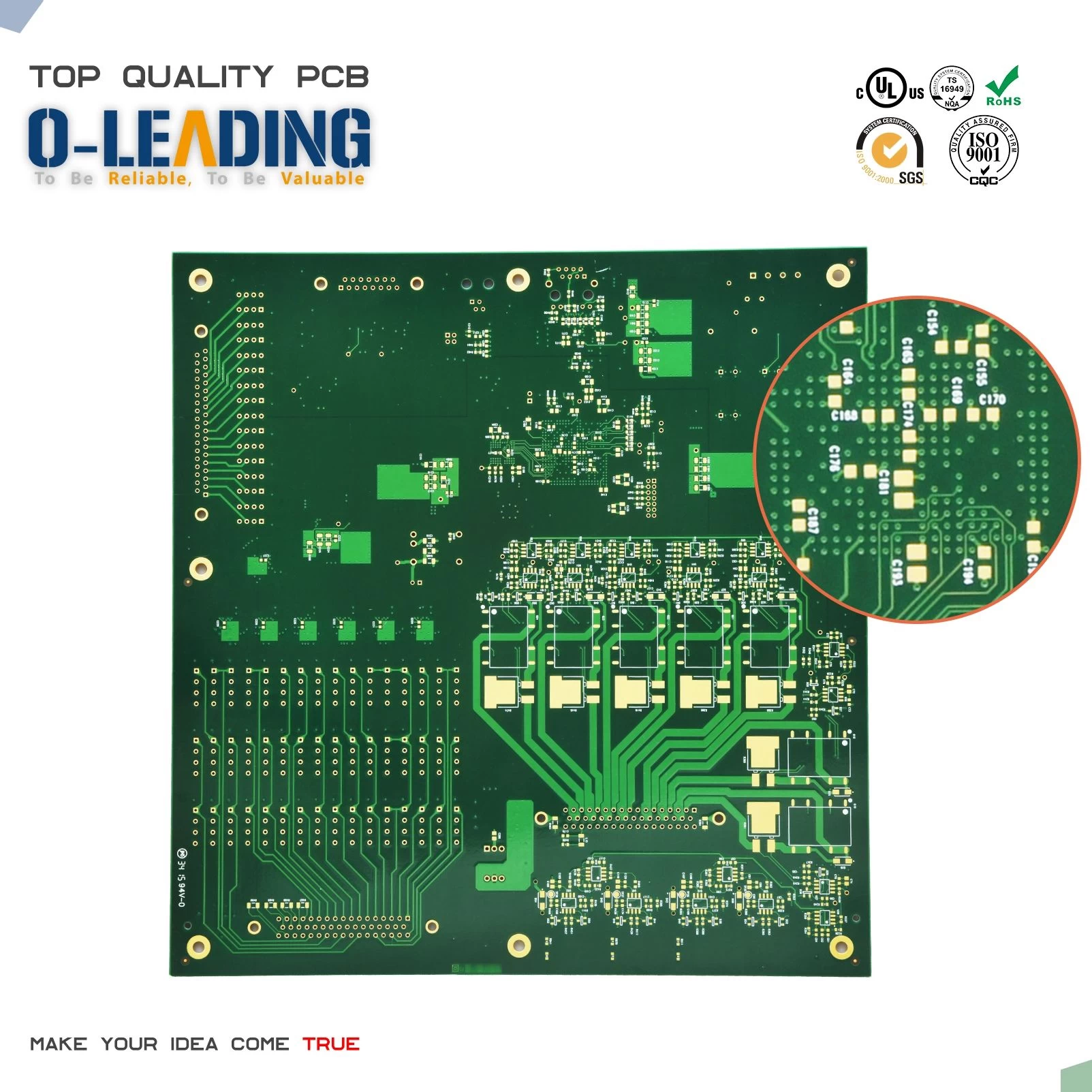 중국 높은 TG PCB 공급 업체, 사용자 정의 HDI PCB 인쇄 회로 기판 제조 업체