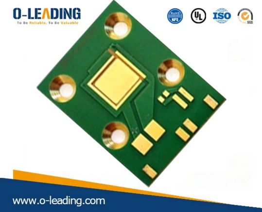 Counter sink holes PCB, PCB Assembly, OEM manufacturer in China, high TG materia, 1.6mm board thickness, Immersion Gold Printed circuit board