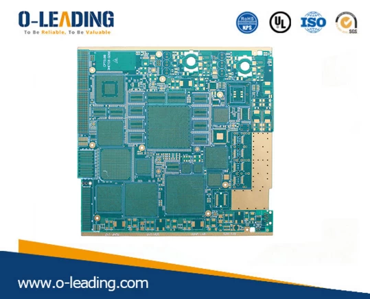 HDI PCB,18layers, board thinkness 2.4MM, Gold-plating-50U“,High frequency,