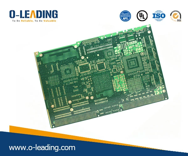 HDI-Leiterplatte Leiterplatte, Beantragen Industrie-Projekt, hohe Dichte integriert, 8L Leiterplatte aus China
