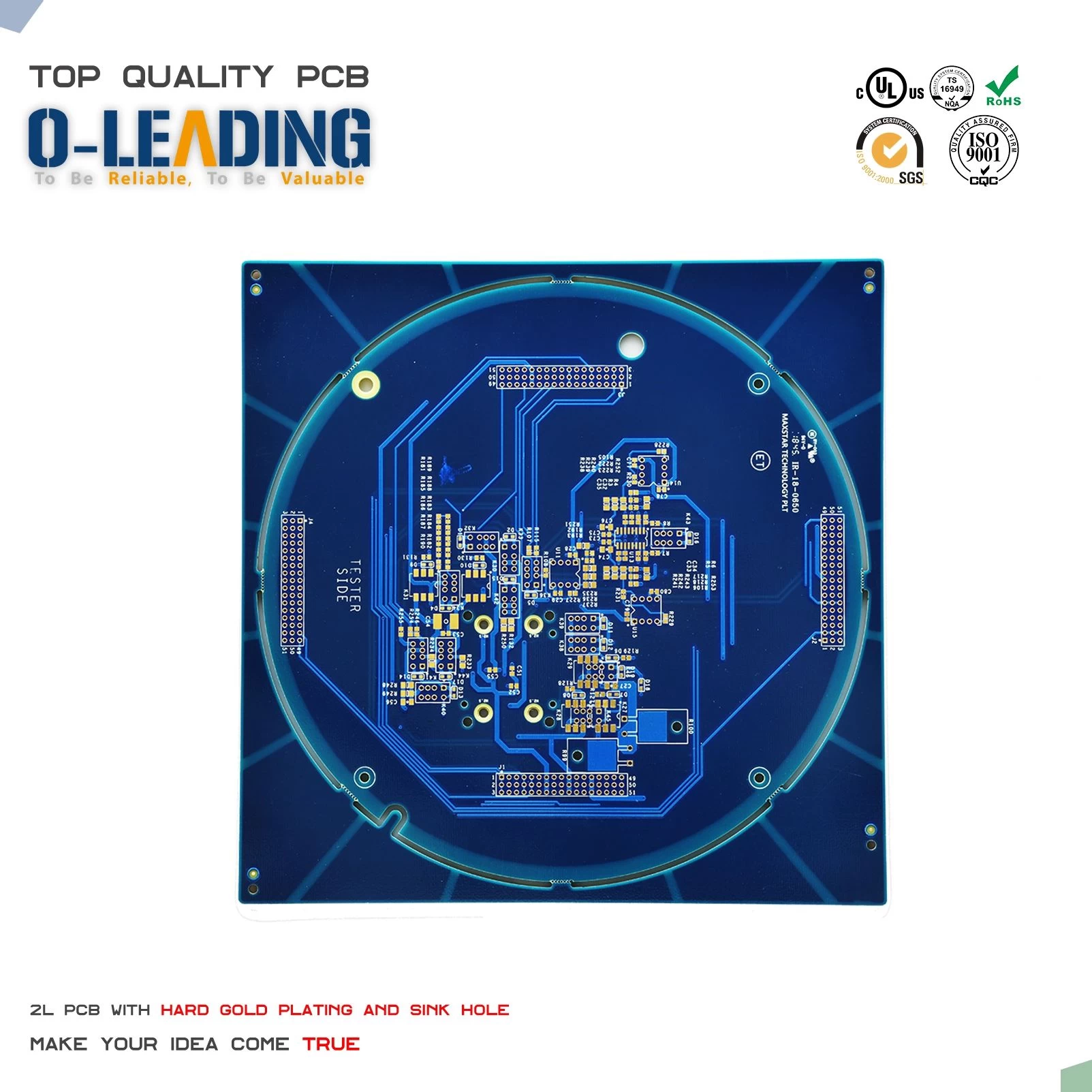 PCB di alta qualità pcb personalizzati circuiti stampati oem fornitore di PCB rohs personalizzato