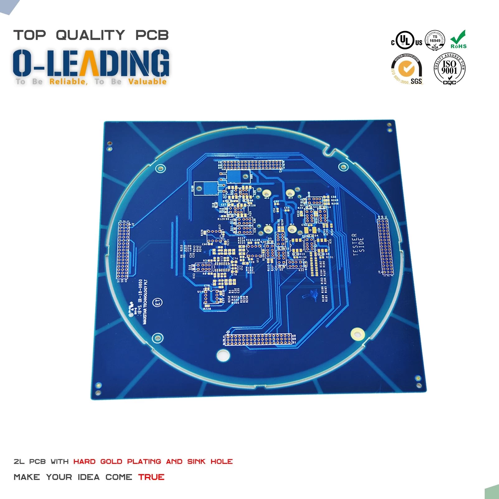 Carte PCB personnalisée de haute qualité Cartes de circuit imprimé PCB personnalisées OEM RoHS PCB fournisseur