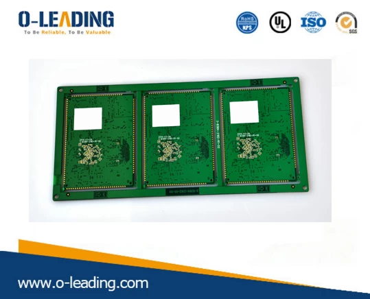 8 Mulitlayer ENIG PCB with plated half hole, PTH half hole PCB applicated for industry control
