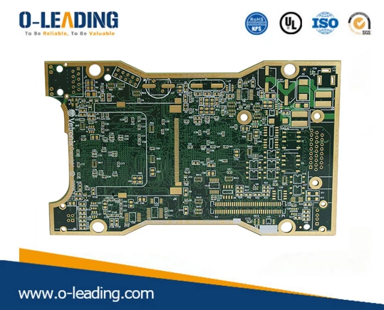 Multi-Layer-PCB-Hersteller in China, 10L Immersion Gold Board, 2,4 mm Platinendicke, gelten für Industry Control Produkte