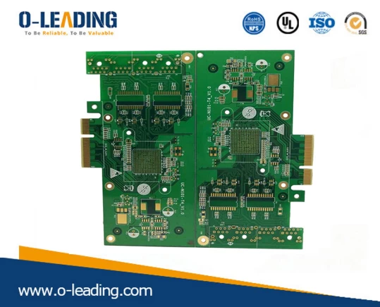 Multi-layer PCB manufacturer in China, BGA PCB,Multilayer PCB, 8 Layers Printed Circuit Boards,Plug via holes PCB