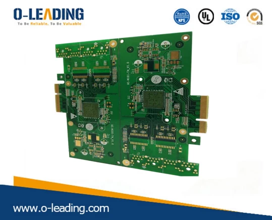Multi-layer PCB manufacturer in China, BGA PCB,Multilayer PCB, 8 Layers Printed Circuit Boards,Plug via holes PCB