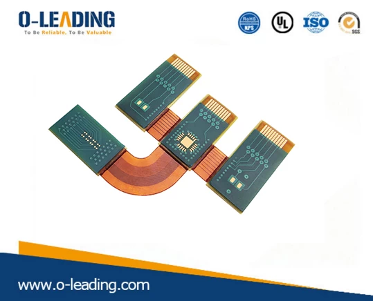 Rigid-Flex PCB manufacturer in China,  your one stop provider of PCB&PCBA, 1.6mm board thickness, Poliyimide material ,ENIG, Apply for Consumer electronic project.