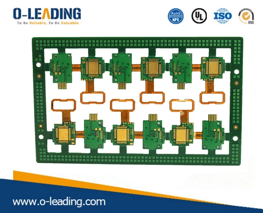 Rohs rigid- flexible pcb circuit board , UL,SGS,ROHS Certificated,Rigid-Flex PCB with Polymide + FR4 material