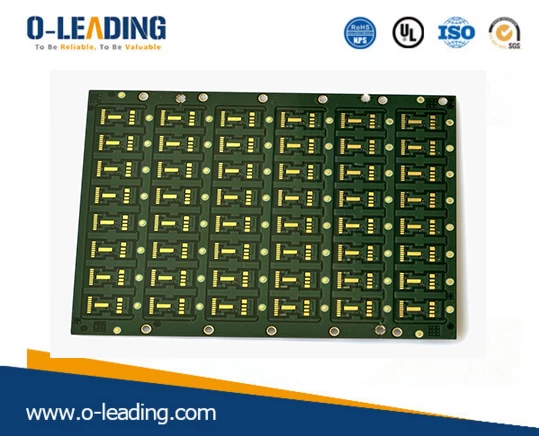 Dünne Power Bank PCB & Leiterplattenbestückung Hersteller in China, dünne starre FR-4-Leiterplatte mit 0,35 mm Leiterplattendicke, blaue Lötmaske