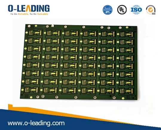 Dünne Power Bank PCB & Leiterplattenbestückung Hersteller in China, dünne starre FR-4-Leiterplatte mit 0,35 mm Leiterplattendicke, blaue Lötmaske
