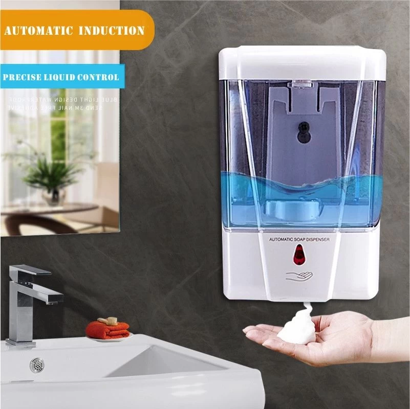 Wall mounted 700ml automatic hand sanitizer soap dispenser with sensor