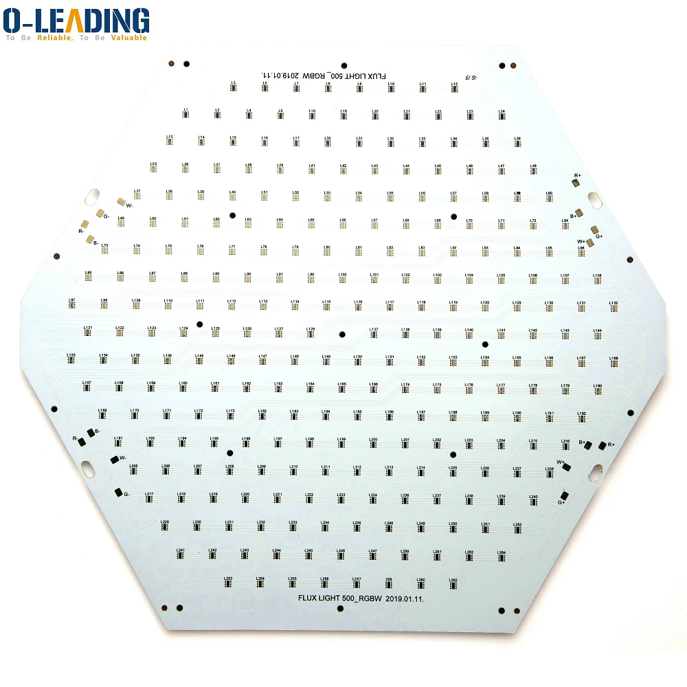 large size double layer aluminum base circuit board for flux LED light