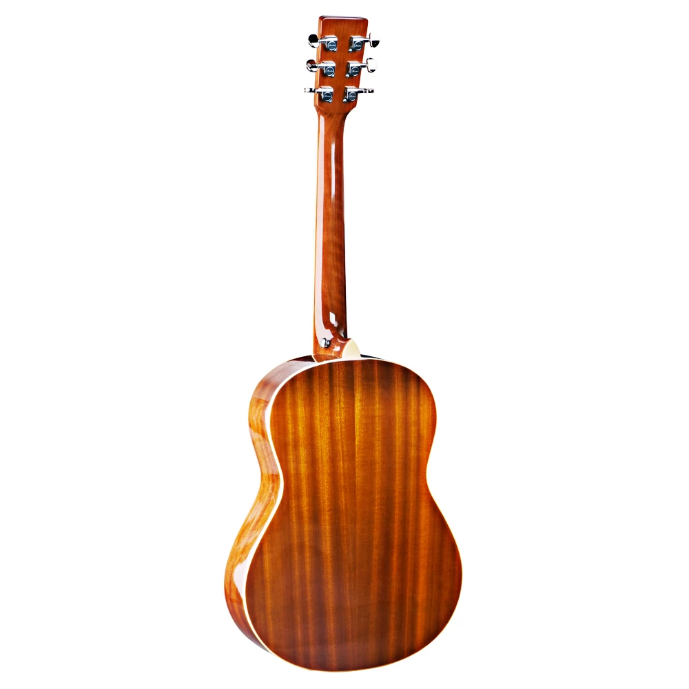 36 дюймов 6 струнных инструментов Деревянная естественная акустическая гитара Sunburst