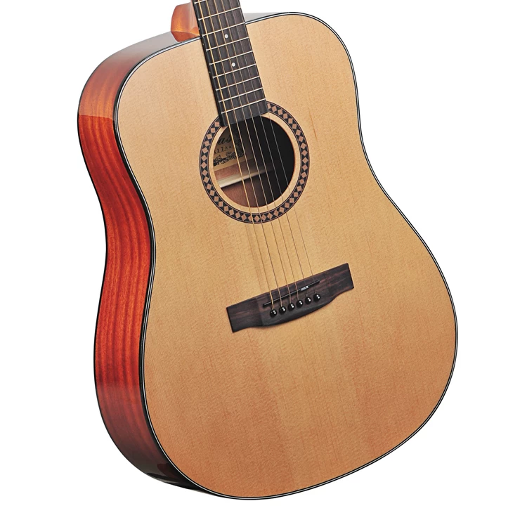 Vente chaude Travel Guitar pouces couleur naturelle de Zhengan Musical Instrument