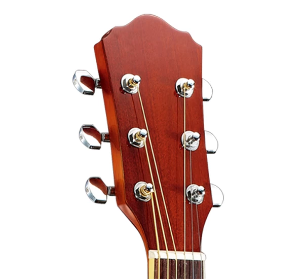 Laminated mahogany back side stylish modern student fancy acoustic guitar