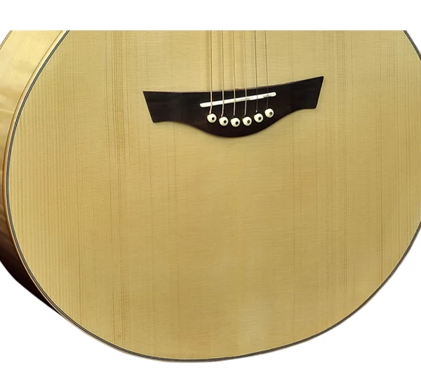 Madera de arce de la venta al por mayor 41 pulgadas 6 cuerdas Guitarra acústica profesional hecha a mano