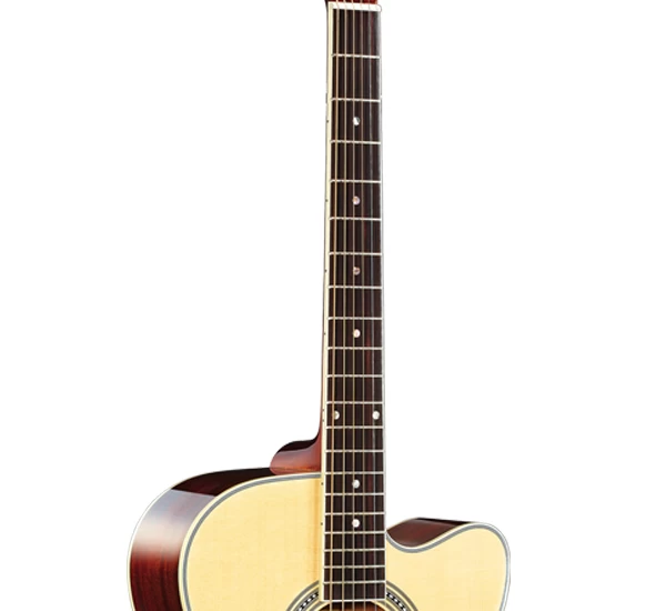 Commercio all'ingrosso 41 pollici cutaway 6 corde chitarra acustica professionale Handmade