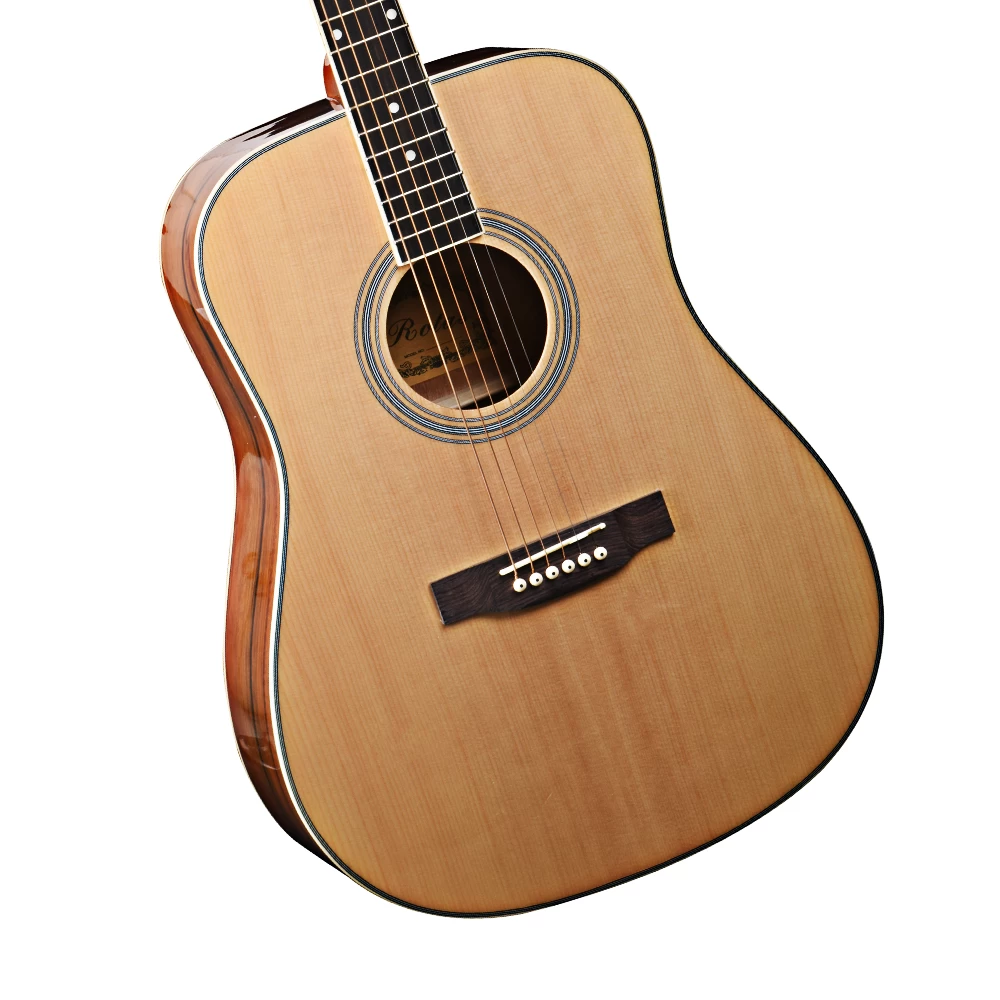 ZA-L416 Laminado de Spruce Guitar Limited Edition Custom Guitar Natural Color