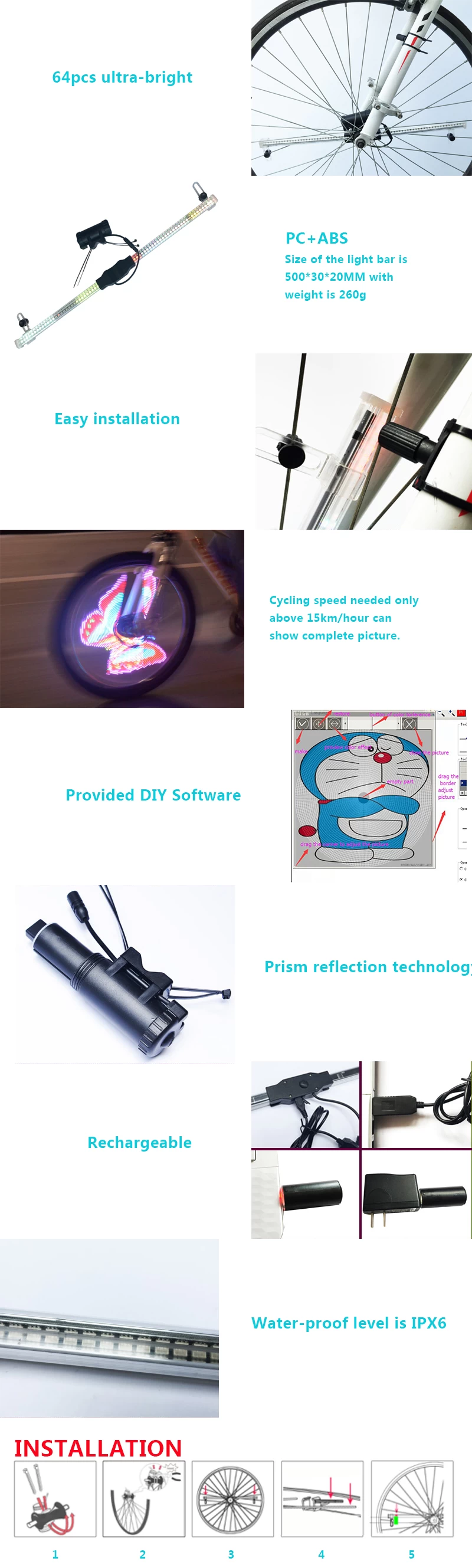 led bike wheel lights