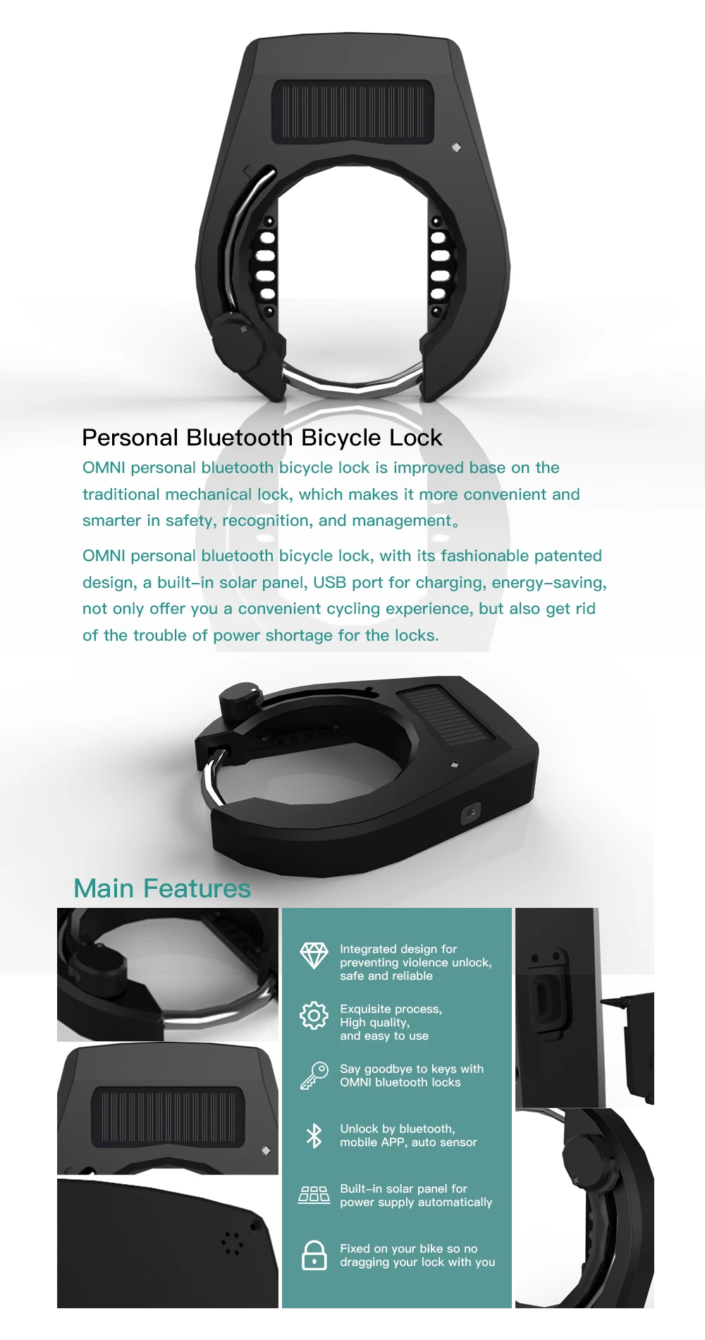 Omni Smart bike lock