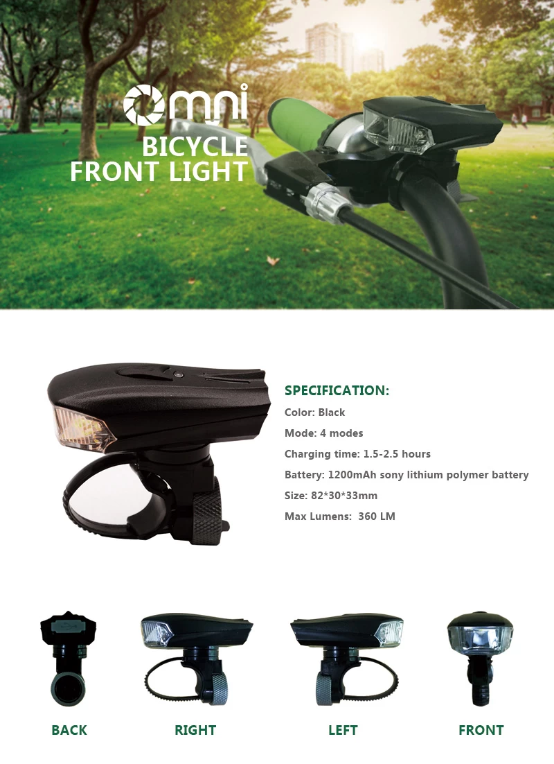 bicycle front light