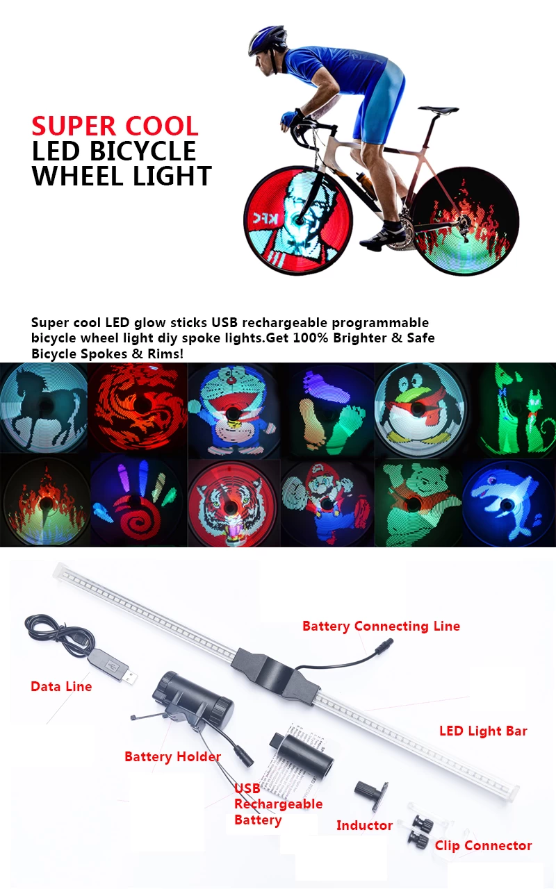 Super cool led bike best sale wheel lights